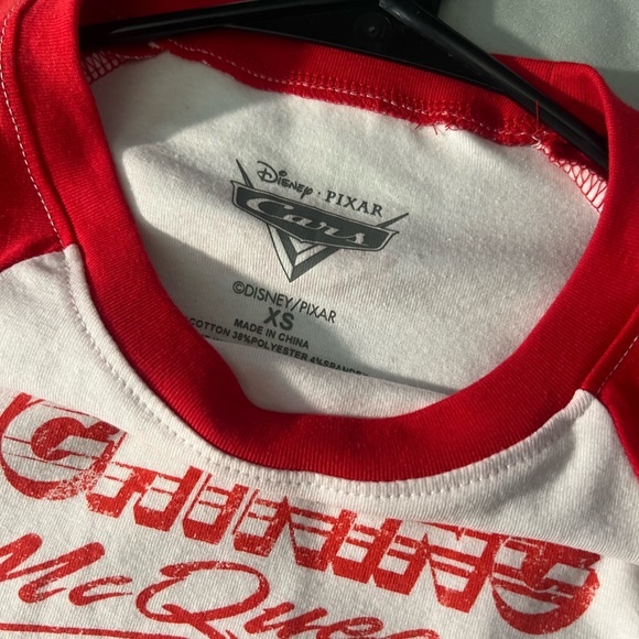 Disney Lightning McQueen Red and White Tee - Picture 3 of 3